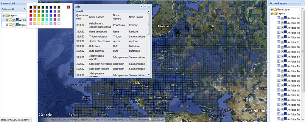 Атлас амфибий и рептилий Европы