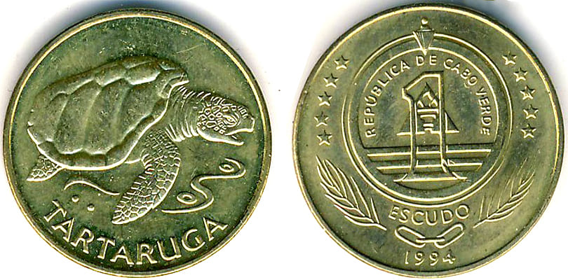 1 эскудо, Кабо Верде, 1994. 1 эскудо, Кабо Верде, 1994.