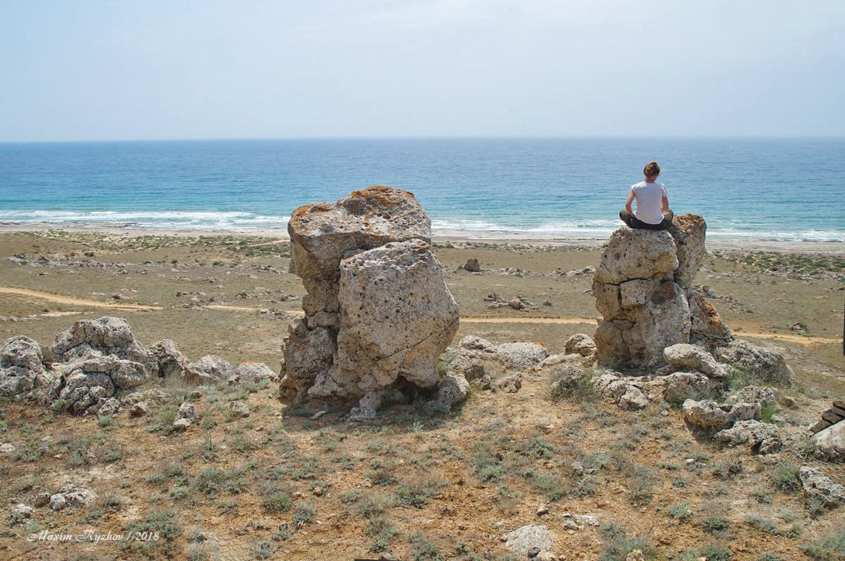 Берег Каспийского моря. Казахстан Берег Каспийского моря. Казахстан